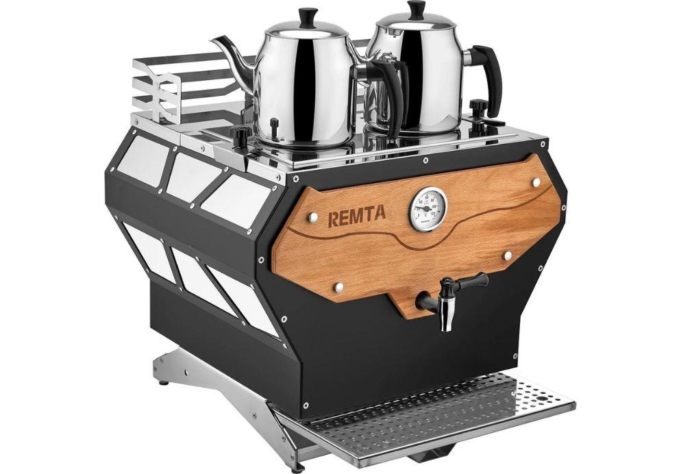 Remta Remta DE22 Pro Çay Makinesi, Elektrikli, 2 Demlikli, 19 Litre Kapasiteli , 2200 W