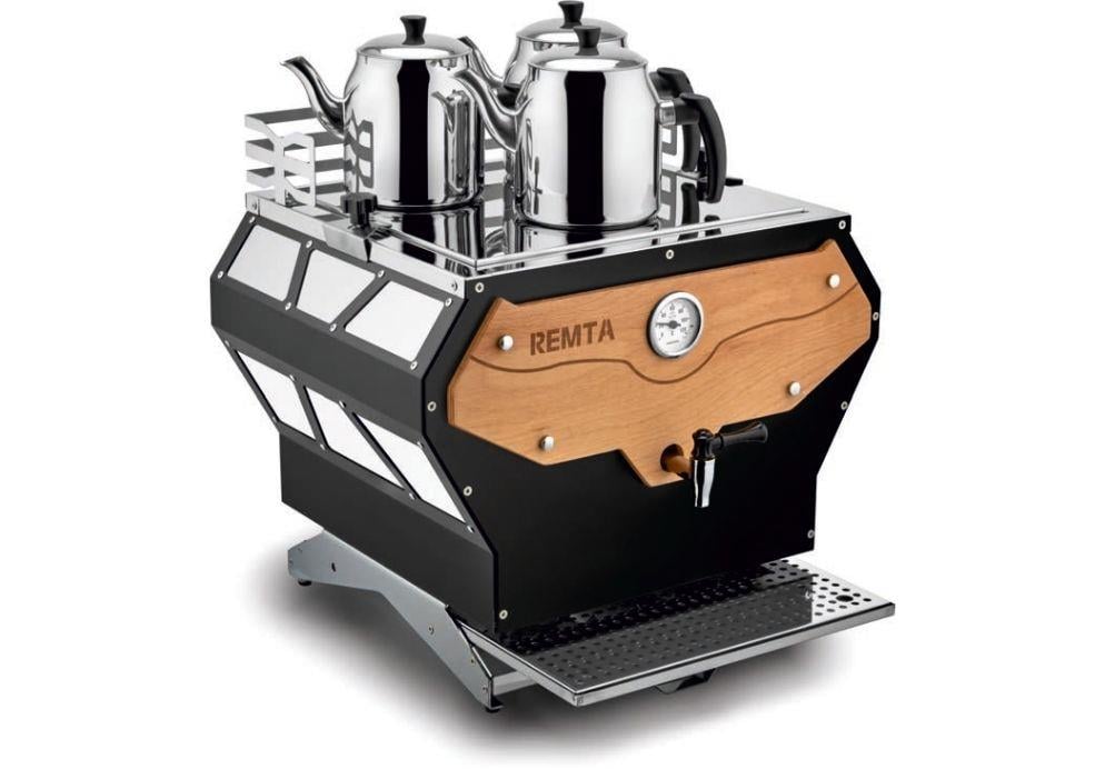 Remta Remta DE23 Pro Çay Makinesi, Elektrikli, 3 Demlikli, 30 Litre Kapasiteli , 2200 W