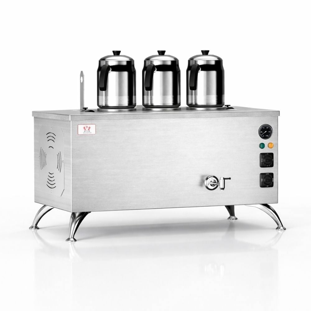 Anka Anka Elektrikli İnox Pro Compact 3 Demlik 30 Litre Çay Makinesi 220V