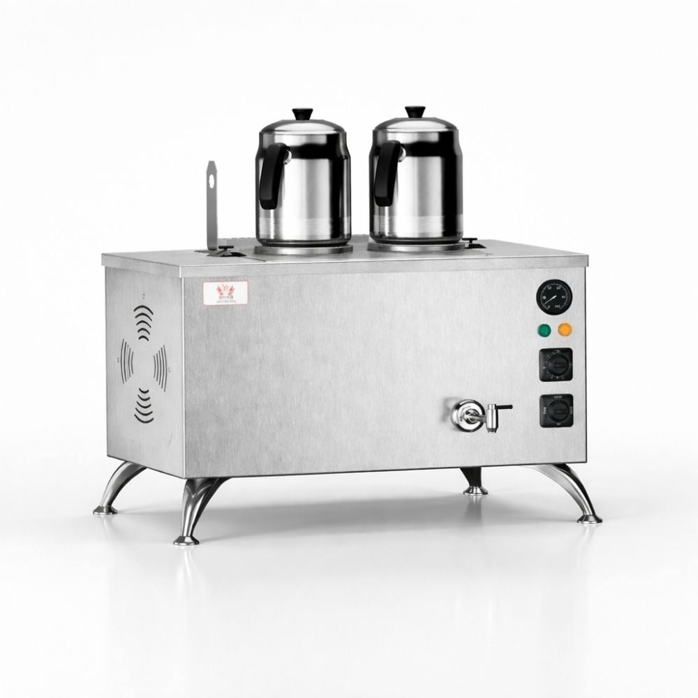 Anka Anka Elektrikli İnox Pro Compact 2 Demlik 20 Litre Çay Makinesi 220V