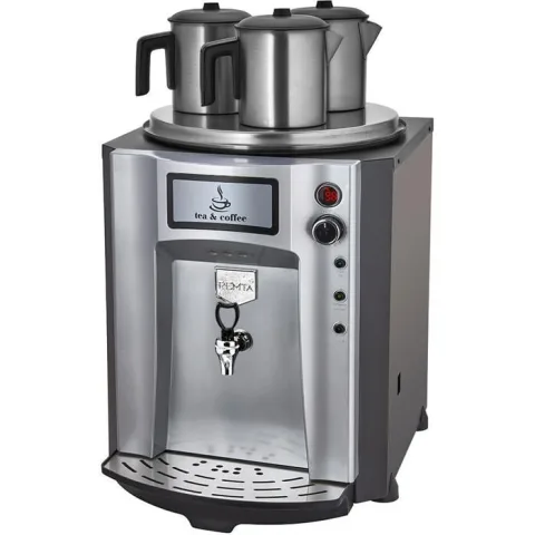 Remta Remta DE10SP Premium Jumbo Şamandıralı Çay Makinesi, Elektrikli, 3 Demlikli, 40 Litre Kapasiteli