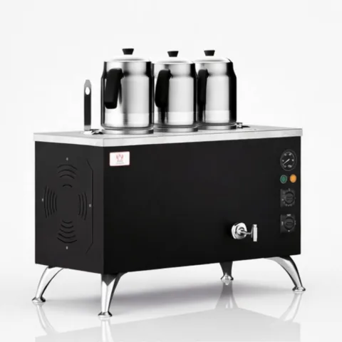 Anka Anka Pro Full Otomatik 3 Demlikli Çay Kazanı, 30 L, Elektrikli, Siyah