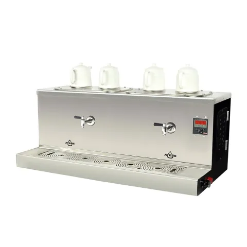 Ateşe Ateşe Cappadocia Smart 4 Demlikli Çay Kazanı, 30+30 L, Gaz+Elektrikli, Statik Boyalı