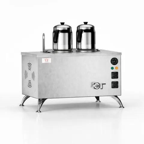 Anka Anka Elektrikli İnox Pro Compact 2 Demlik 20 Litre Çay Makinesi 220V
