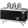 Ateşe Gold Compact Analog Çay Kazanı, Statik Boyalı, Gazlı Elektrikli, 3 Demlikli